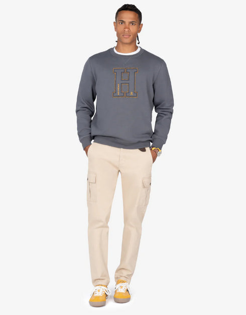 SUDADERA HARVARD HARPER & NEYER 404125013 ANTRACITA