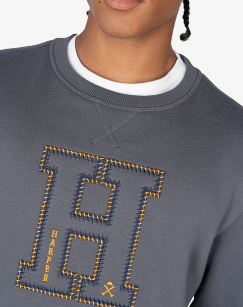 SUDADERA HARVARD HARPER & NEYER 404125013 ANTRACITA