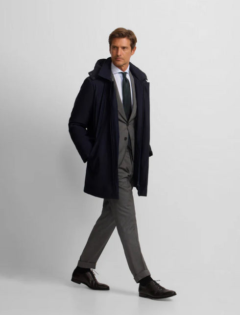 Parka tecnica tailoring azul marino 133670 SILBON