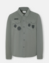 Silbon Sobrecamisa Parches Azul Petroleo