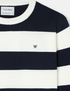 Silbon Jersey Sb Rayas Marino Crema