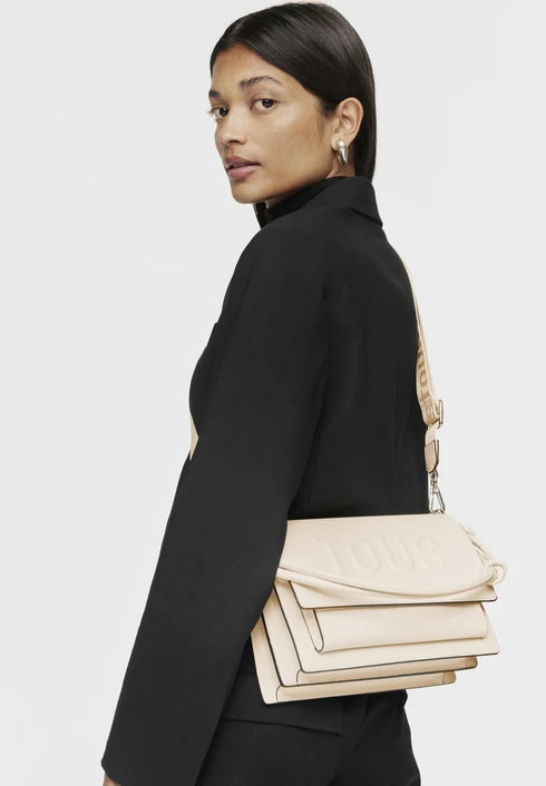 BOLSO TOUS BANDOLERA M. AUDREE T LA RUE NEW BEIGE