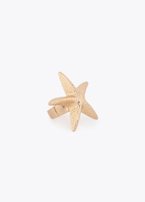 Anillo Estrella Metálica