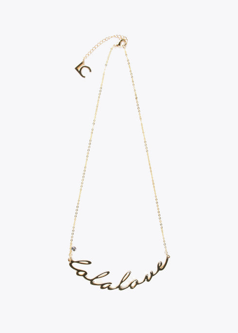 Collar cadena lola love manuscrito essencial DORADO