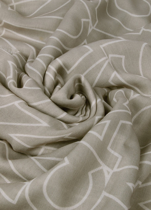 Fular monogram CRUDO - CRUDO LOLA CASADEMUNT