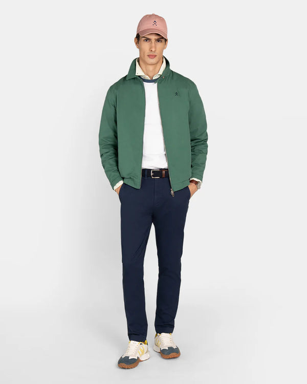Harper & Neyer Chaqueta Harrington Cuello Camisero Garden Green 503326004.000931