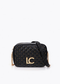 Bandolera Acolchada con Mini Tachas Negro LF2604024