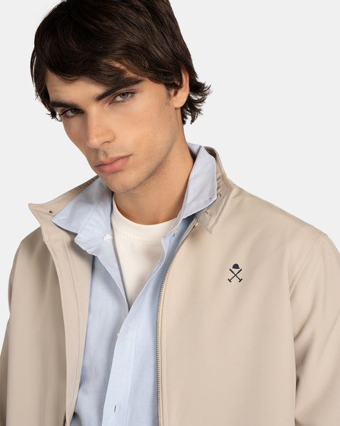 Harper & Neyer Chaqueta Harrington Cuello Mao Raw Tofu 503326001.000303