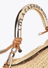 Bandolera Combinada Efecto Rafia Asa Troquelada Logo Crudo Lola Casademunt LS2604054