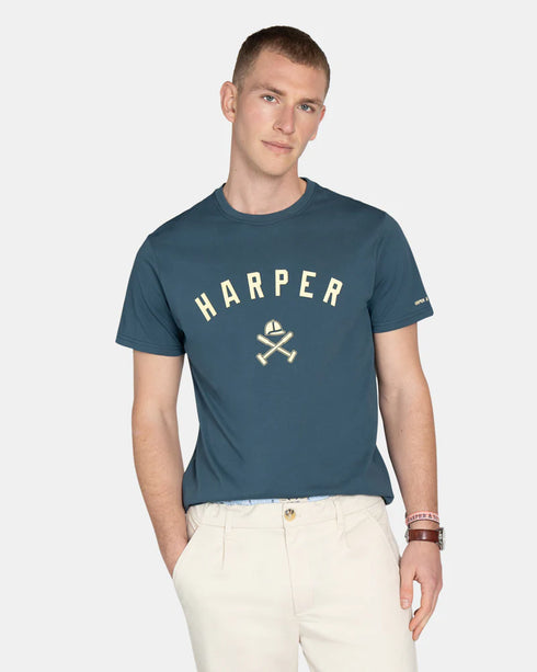 Harper & Neyer Camiseta New England Navy Gray 401326023.000480