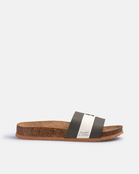 Harper & Neyer Chancla Cork Pool Olive Shadow 703326005.000923