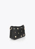 Bandolera Efecto Piel Multi Tachas Negro Lola Casademunt