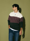 Silbon Sudadera Media Cremallera Bloques Verde