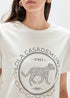 Camiseta Rosco con Strass Blanco Lola Casademunt LS2615103