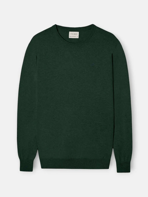 Silbon Jersey Cuello Redondo Verde Oscuro