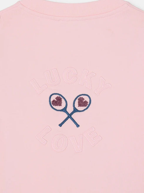 Silbon Sudadera Girl Lucky Love Rosa