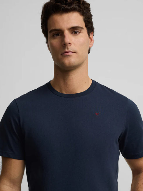 Silbon Camiseta Silbon Minilogo Azul Marino