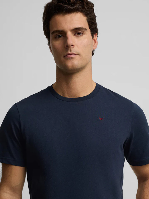Silbon Camiseta Silbon Minilogo Azul Marino