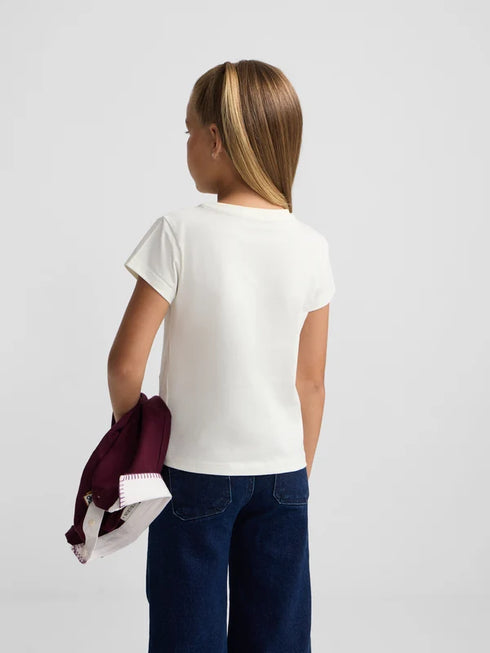 Silbon Camiseta Girl Silbon Raqueta Silbon Crudo