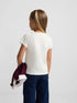 Silbon Camiseta Girl Silbon Raqueta Silbon Crudo