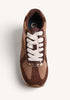 Zapatilla Bronce Piel Cuña Gioseppo