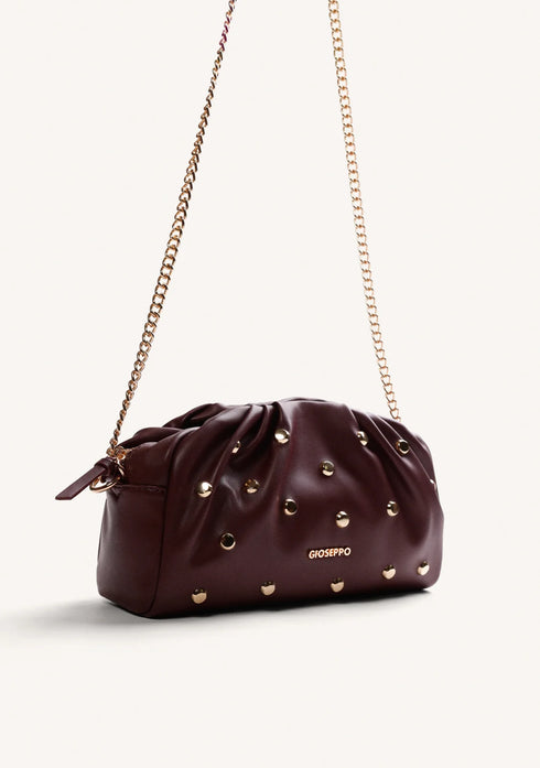 Bolso Burdeos Tachas Gioseppo 80647