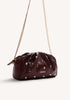 Bolso Burdeos Tachas Gioseppo 80647