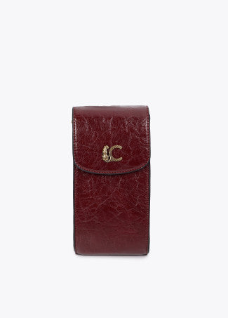 Funda de Móvil Efecto Cocodrilo Burdeos LF2612009