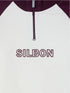 Silbon Sudadera Girl Cuello Alto Tricolor Rosa y Crudo