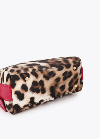 Neceser Estampado Animal Print Parche Personalizado Crudo-Multicolo Lola Casademunt