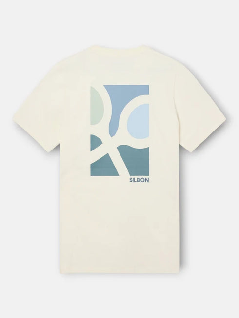 Silbon Camiseta Poster Raquetas Crema