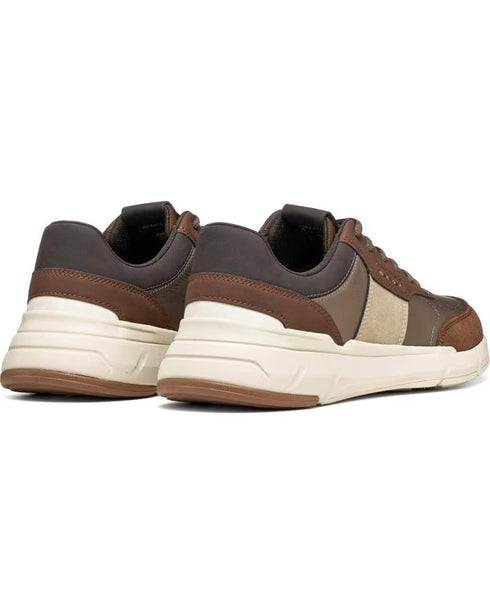 Zapatilla Deportiva Geox Dove Grey/dk Brown U66N8A