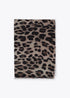 Fular Animal Print Degradado 100x200cm Crudo-Rojo Lola Casademunt