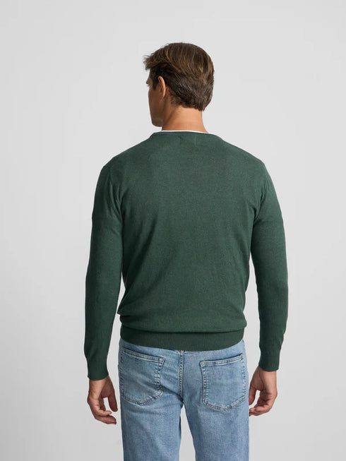 Silbon Jersey Cuello Redondo Verde Oscuro