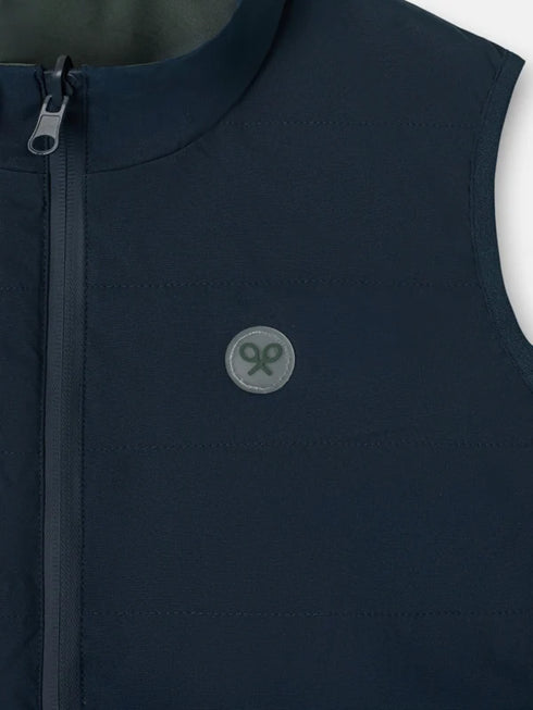 Silbon Chaleco Kids Reversible Bolsillos Verde Marino