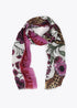 Fular Tigres y Flores 100x200cm Rosa-Crudo LF2607038