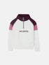 Silbon Sudadera Girl Cuello Alto Tricolor Rosa y Crudo