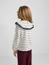 Silbon Camiseta Girl Cuello Bobo Rayas Azul y Blanco