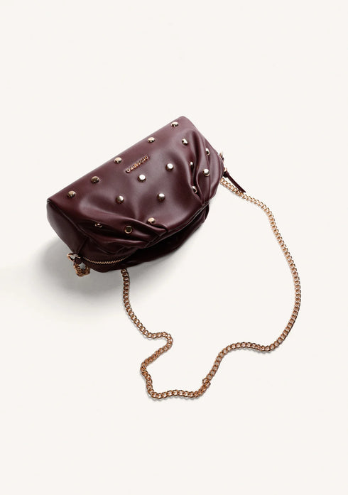 Bolso Burdeos Tachas Gioseppo 80647