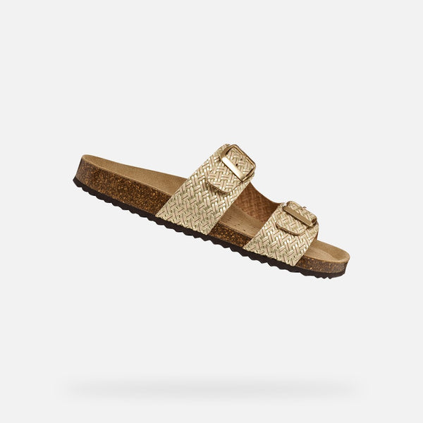 Sandalias Geox Lt Gold D35LSL