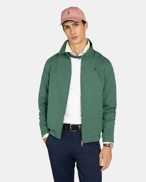 Harper & Neyer Chaqueta Harrington Cuello Camisero Garden Green 503326004.000931