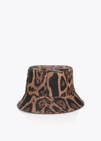 Bucket Combinado en Estampado Animal Print y Ecopiel Marron-Marron LF2607024
