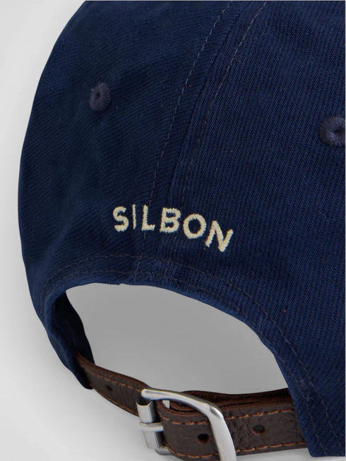 Silbon Gorra Logo Medio Azul Marino
