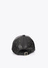 Gorra Pespunteada con Detalle de Mini Tachas Negro Lola Casademunt