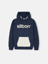 Silbon Sudadera Kids Deportiva Canguro Marino