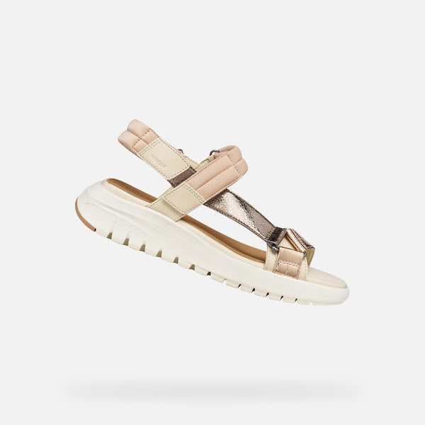 Sandalias Geox Papyrus/dk Beige D65BSD