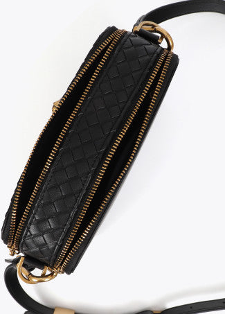 Bandolera Material Trenzado Negro LF2604019