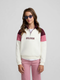 Silbon Sudadera Girl Cuello Alto Tricolor Rosa y Crudo