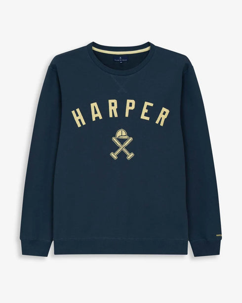 Harper & Neyer Sudadera New England Big & Tall Navy Gray 404326200.000480