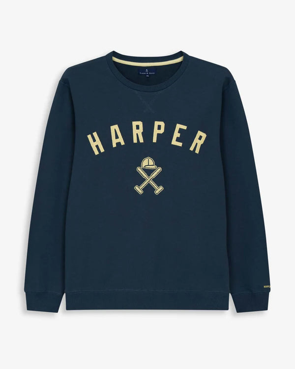 Harper & Neyer Sudadera New England Big & Tall Navy Gray 404326200.000480